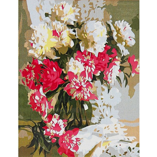 Холст с красками по номерам Благоухающие цветы (HS621) (22х30см) (14цв) (Рыжий Кот) (3+) (коробка) 2838308 — 1