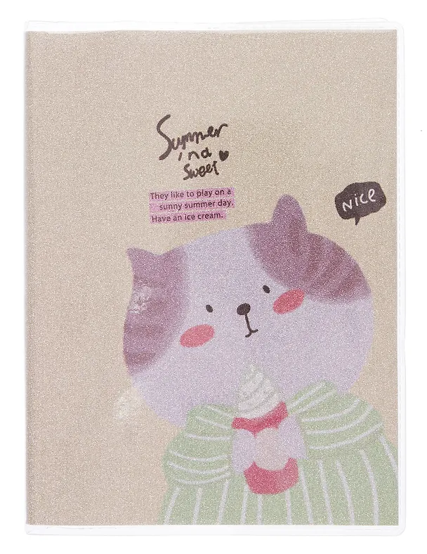 Записная книжка «Glitter Animals» А6, 100 листов в линейку, в ассортименте 3039472 — 3