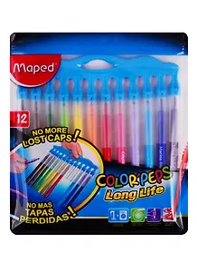 Фломастеры Maped, Long Live, 12 цветов