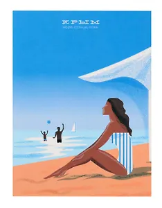 Открытка одинарная "Крым - Море, Солнце, Пляж" Магни Арт