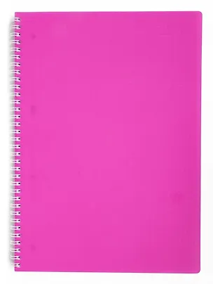 Тетрадь в клетку Hatber, Diamond Neon, А4, 80 листов, розовая 233373