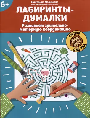 Лабиринты-думалки: развиваем зрительно-моторную координацию: 6+ — 2984576 — 1