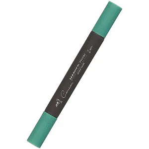 Маркер художественный "Сонет" темно-зеленый, двухсторон., тонк. и широк.долото, Сонет