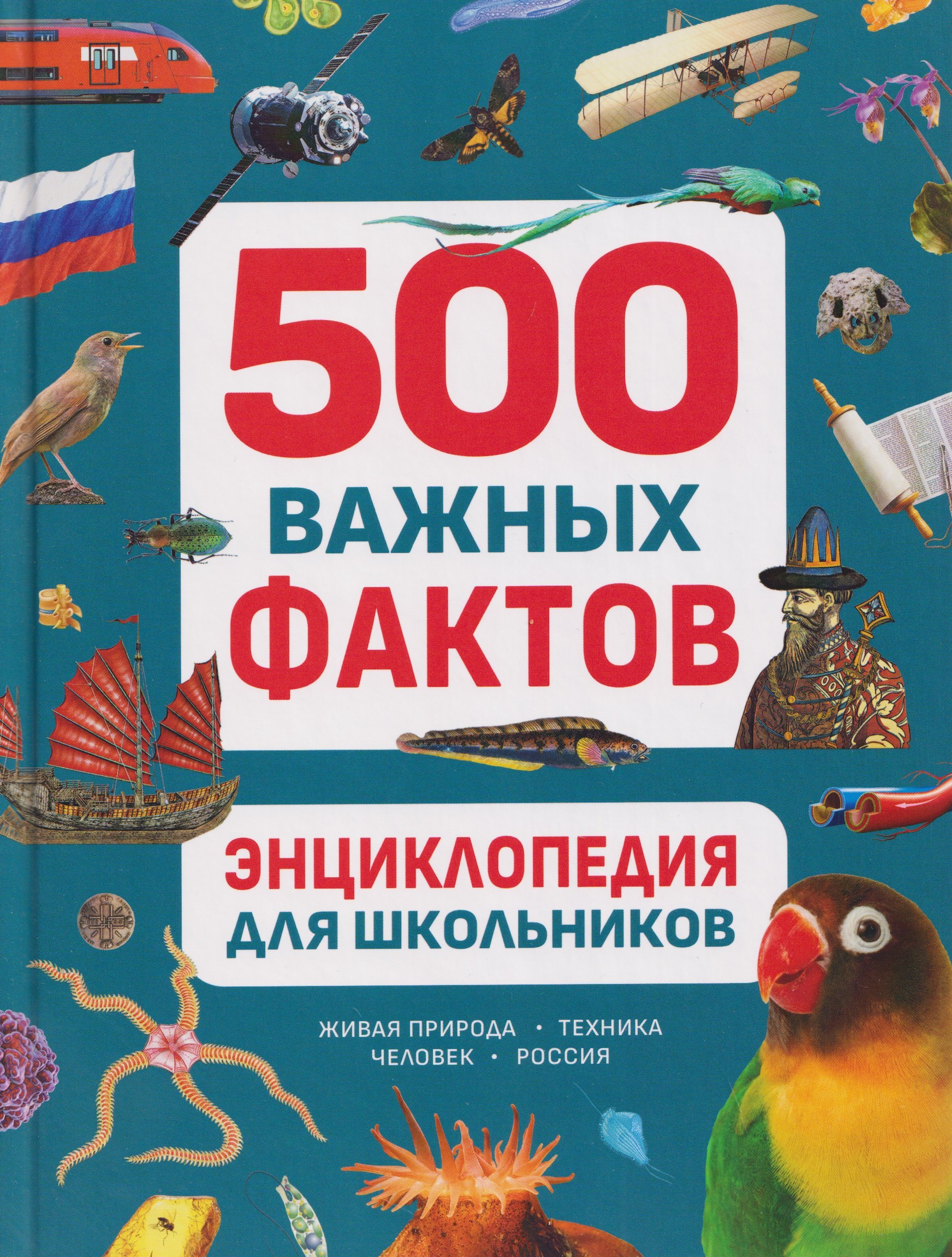 Юлия Николаевна Касаткина, Пётр Михайлович Волцит, Ольга Сергеевна Андреева Энциклопедия для школьников. 500 важных фактов