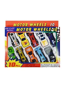 Набор из 10-и машин металл. спорт. (92753-10) (B649760) (130645) (3+) (упаковка) (в кор. 4х36наб.)
