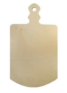 Разделочная доска классическая маленькая из дерева (191х394х6 мм) (162384-PD) (упаковка)