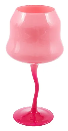 Бокал для коктейлей цветной (розовый, фуксия) (500мл) (12-Jinxin-glass_1) 3096359