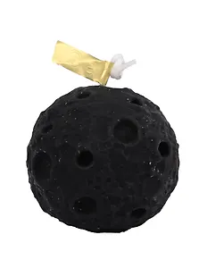 Свеча Луна черная (5,5х5,5) (12-202509-HD-50)