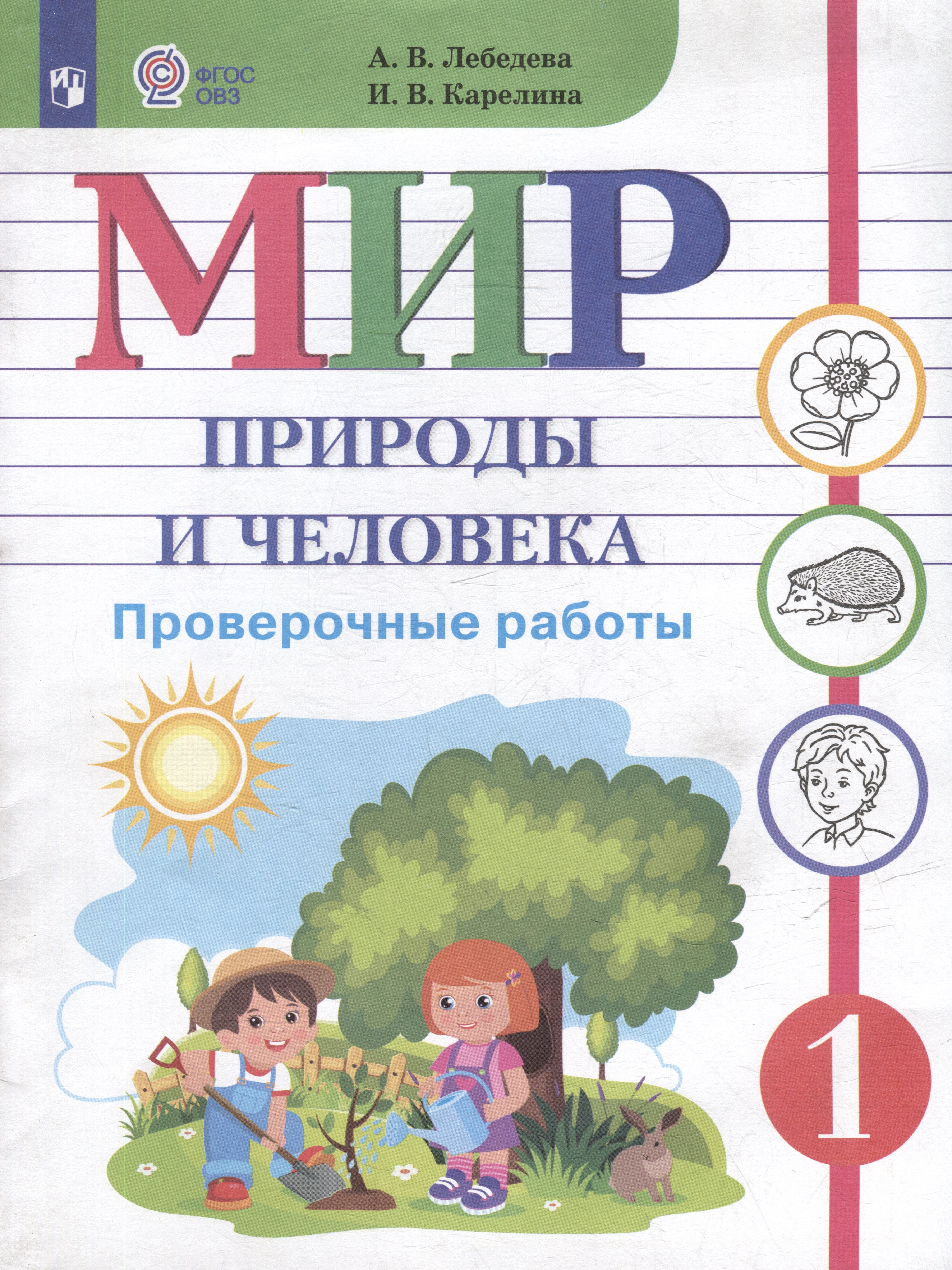 

Мир природы и человека. 1 класс. Проверочные работы (для обучающихся с интеллектуальными нарушениями)