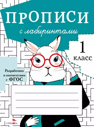 Прописи с лабиринтами. 1 класс — 2842822 — 1