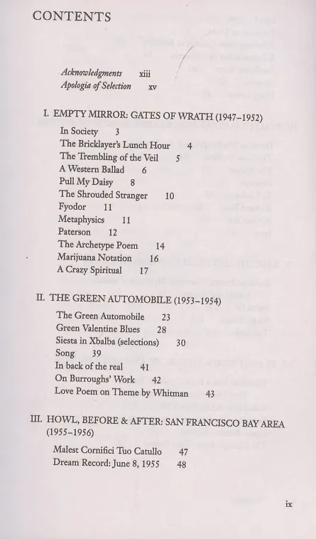 Книга Selected Poems 1947-1995 (Allen Ginsberg) — 2