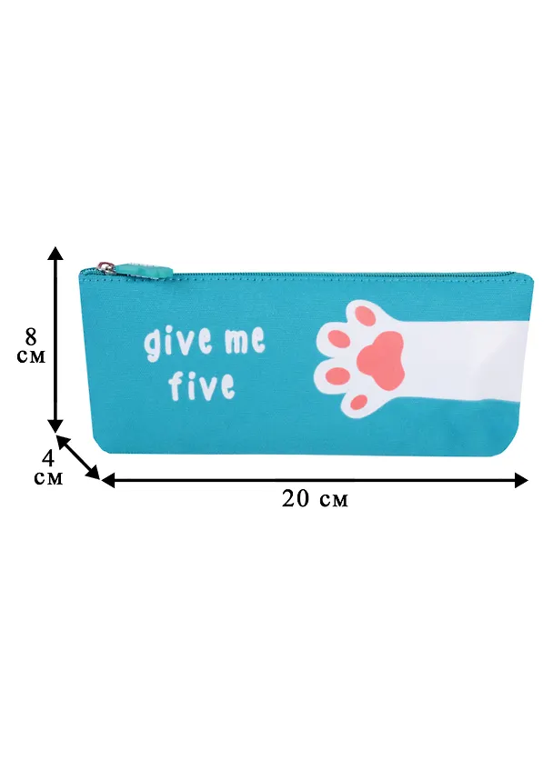 Пенал на молнии Лапа Give Me Five (ткань) (20х8) 2612420 — 4