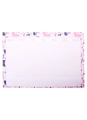 Планнер недат. 55л 297*210мм WEEKLY PLANNER. Дизайн 3 клеевое скрепление 255635