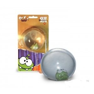 Альфа Геймс Мяч с водным наполнением и фигуркой Ом Ном в блистере в асс. 1TOY/Вантой 2383812 — 1