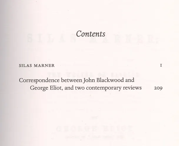 Книга Silas Marner (George Eliot) — 2