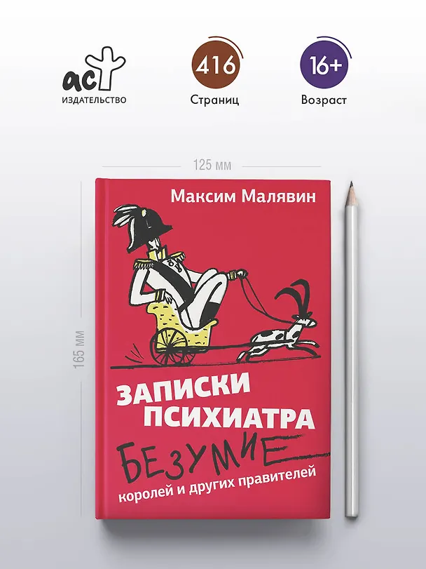 Книга Записки психиатра. Безумие королей и других правителей (Максим Малявин) — 5
