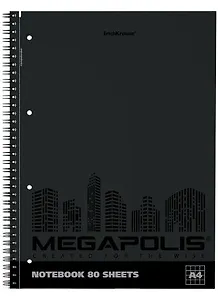 Тетрадь в клетку Erich Krause, Megapolis, А4, 80 листов