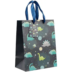Пакет А5 23*18*10 Динозавры в космосе дет., бум.мат.ламинат