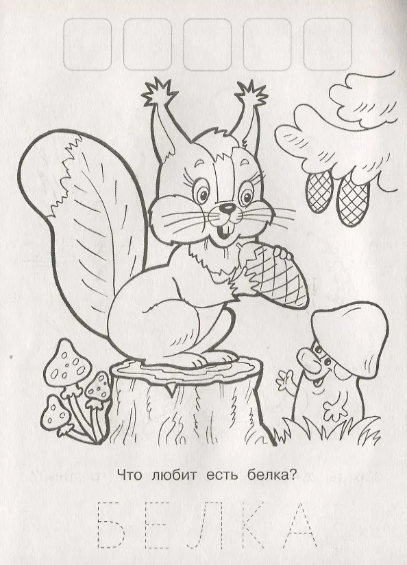 Книга Напиши. Наклей. Раскрась (Медвежонок) () — 3