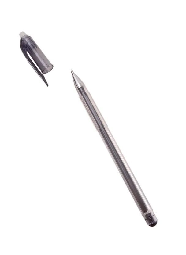 Гелевая ручка пиши-стирай черная 0,5 мм, Erasable, Crown 255774 — 2