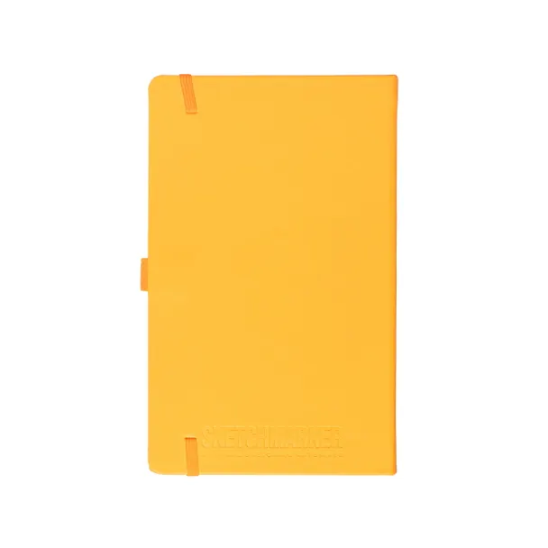 Скетчбук 13*21 80л "Sketchmarker"  оранжевый неон, 140г/м2, слоновая кость, тв.обл. 3012392 — 3