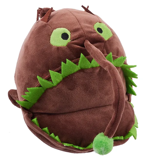 Мягкая игрушка Рыба-удильщик коричневая (25 см) 3103168 — 2