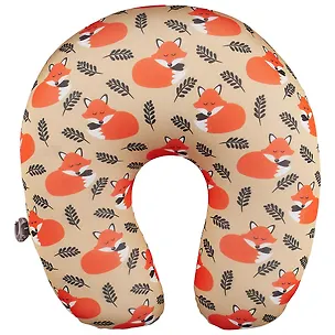 Подголовник-антистресс Лисы на бежевом фоне 35*35см (ПА2017-8) 2629037