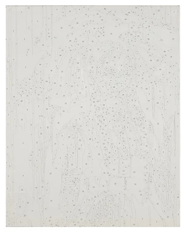 Холст с красками по номерам "Красный дождь", 40 х 50 см 3019908 — 4