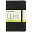 Записная книжка Moleskine Classic Pocket, нелинованная, чёрная, 96 листов, А6 — 240937 — 1