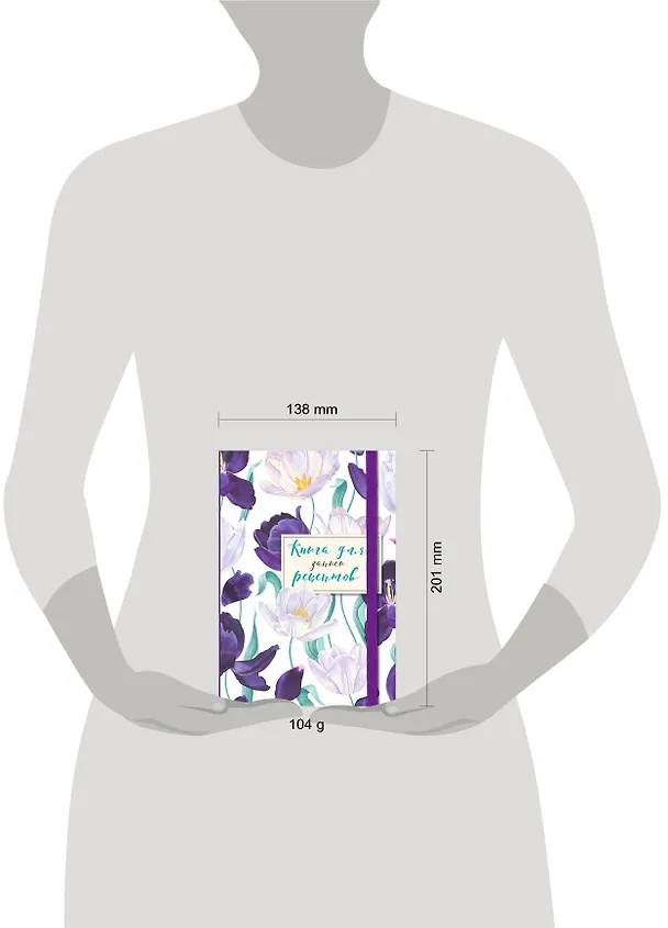 Книга для записи рецептов. Большие тюльпаны на белом 2954442 — 3