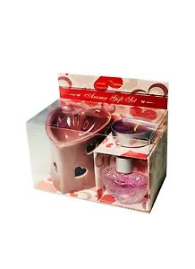 Подарочный набор 3 в 1 (свеча, аромалампа, масло 8 мл) лаванда (720901)