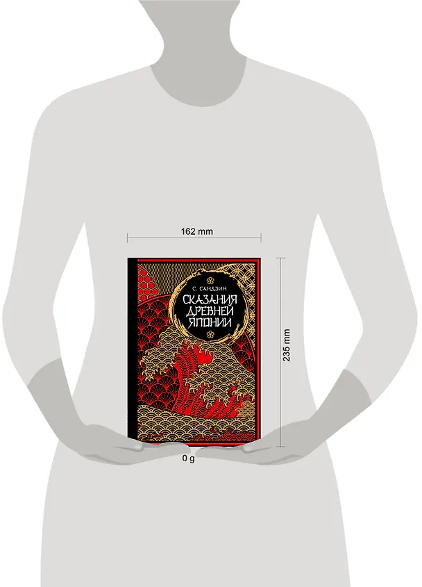 Книга Сказания Древней Японии. Мифы и легенды. Коллекционное издание (переплет под натуральную кожу, обрез с орнаментом, три вида тиснения) (Сандзин Садзанами) — 10