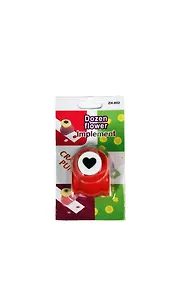 Фигурный дырокол Сердечко (116004) (d=1см) (3х2,5х3) (блистер)