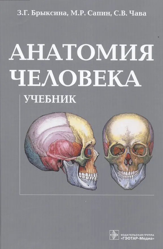 Книга Анатомия человека: учебник. (Зинаида Брыксина) — 1