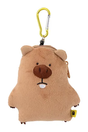 Брелок Мишка (кошелек коричневый) (текстиль) (13см) (12-202510-HANG_247) 3141384