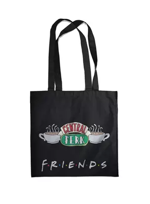 Сумка-шоппер. Friends. Central perk (черная, 38х43 см, длина ручек 58 см) — 2856178 — 1