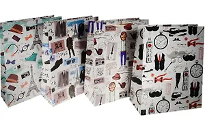 Пакет подарочный бумажный "For handsome man", А3