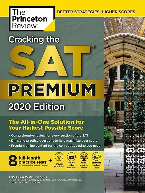 Книга Cracking the SAT Premium Edition with 8 Practice Tests. 2020 Edition () — 1
