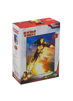 Пазлы 54 Мини MARVEL Железный человек 3 (71122) (16,5х23см) (3+) (коробка) (в блоке 40шт) 2496117