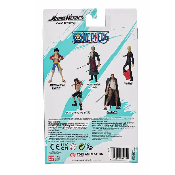 Экшн-фигурка Bandai Ван Пис Шанкс (17см) (67774) 3130680 — 4