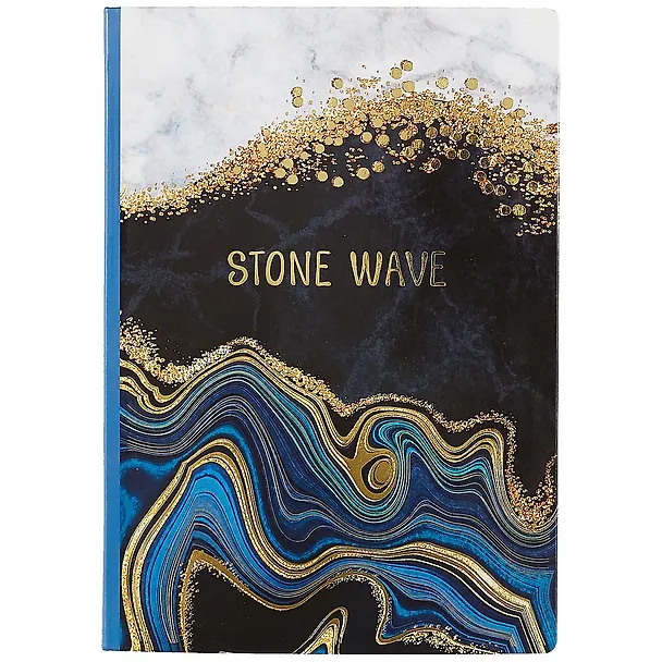 Блокнот «Stone Wave», золотое тиснение 2841515 — 1