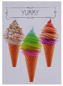 Блокнот А6 48 листов клетка "Вкусняшка"