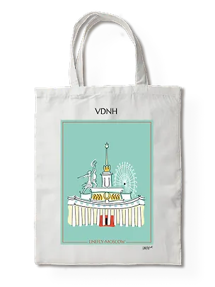 Сумка-шоппер ВДНХ (Москва) (35х40) (TBG00-MSK0017-SR-EN) 3140108
