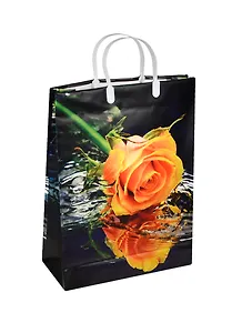 Пакет подарочный пластик А3 42*32*10 жен.тематика, ассорти PBL, МегаМАГ