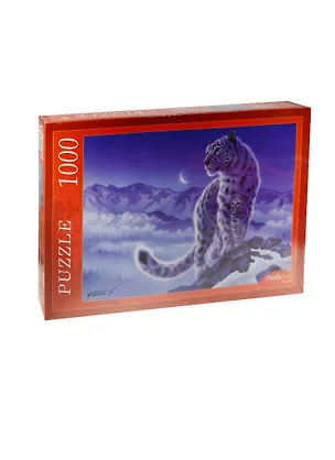 Пазл 1000 эл., 68,5*48,5см., Снежные барсы 2548380