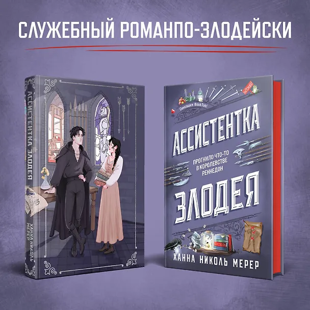 Книга Ассистентка Злодея (Ханна Николь Мерер) — 7