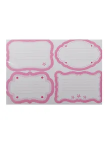 Наклейки для тетрадей "Для девочек", 16шт., п/п, Hatber