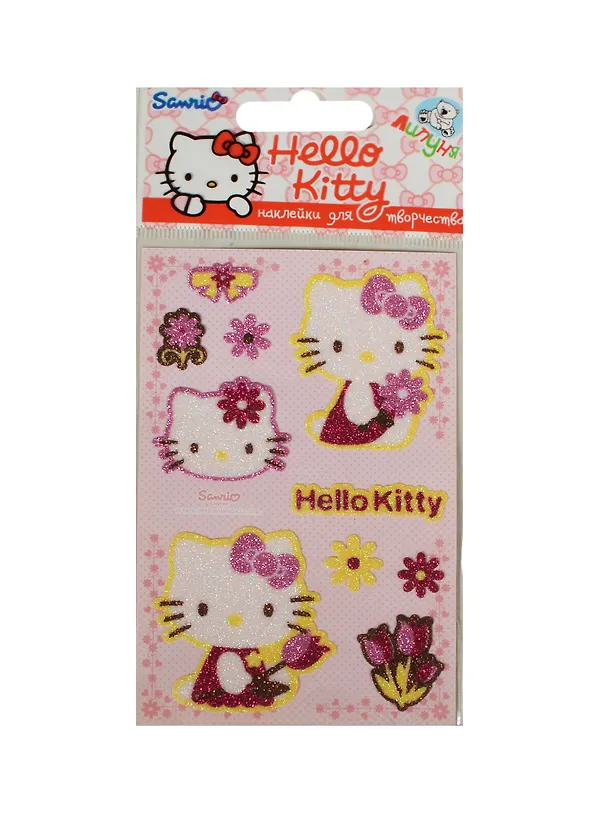 Блестящие наклейки Цветы (HKG03) 2362760 — 1
