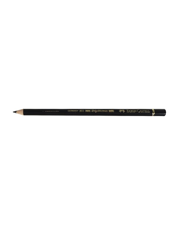 Карандаш "Polychromos" цветной профессиональный 199 черный, Faber-Castell 220310 — 1