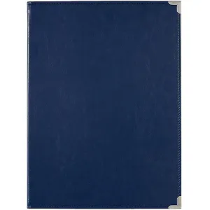 Папка адресная кожзам, синяя